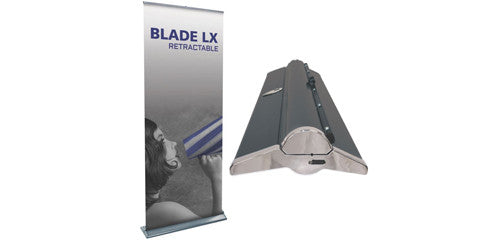 Blade LX Retractable Banner Stand 33.5" W by 83.25" H