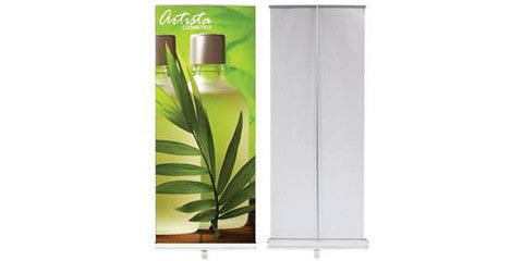Econo Roll Retractable Banner Stands 24" W to 36" W by 80" H