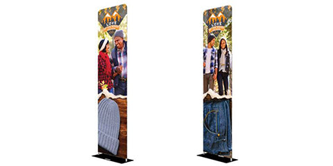 Double Sided Fabric Displays
