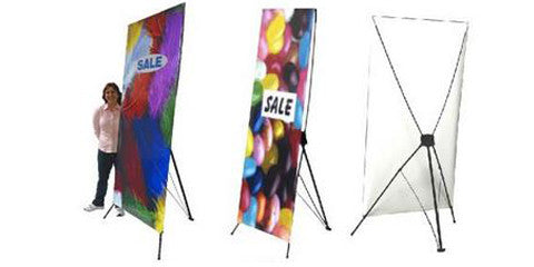 Tripod Banner Stands 26" by up to 84" Starting at $89