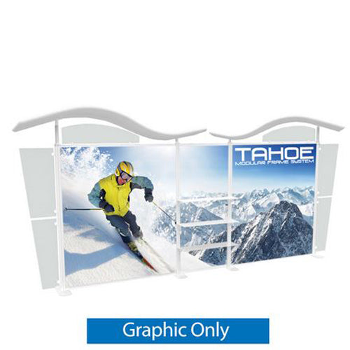 20 Foot Model “C” Classic Tahoe Modular Trade Show Graphic Only Left – Center – Right