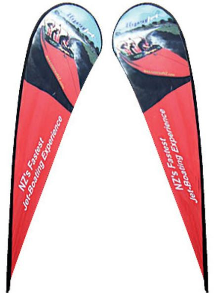 Teardrop Extra Large Outdoor Banner Double Sided (graphic only- no stand)