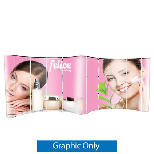 Gullwing Big Wave 20 Foot Pop Up Display PVC Graphics Only