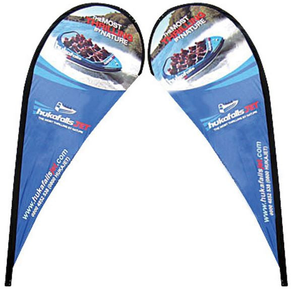 Teardrop Large Outdoor Banner Double Sided (graphic only- no stand)