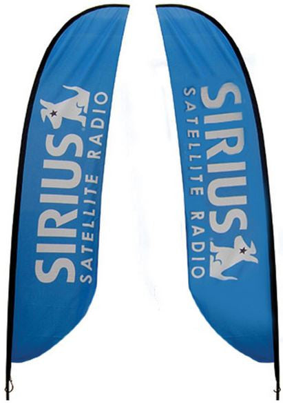 Feather Banner Large Double Sided (no stand or base)