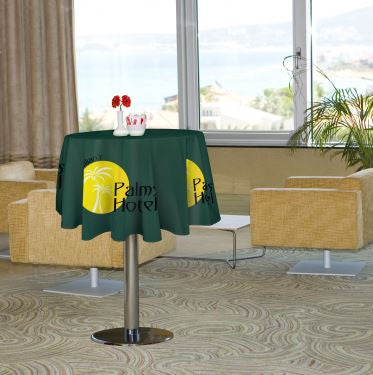 Picture of custom round table cover