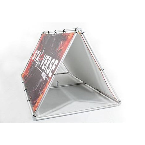 Foundation Outdoor Banner Stand Double Sided Graphic and Frame Combo