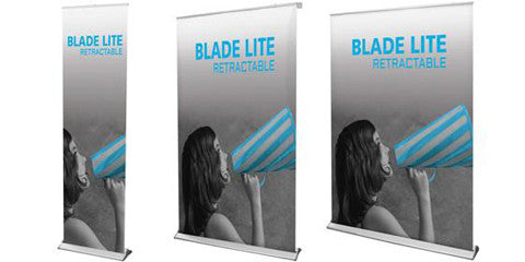 Blade Lite Retractables 23.5" W, 36" W, 47.25" W, 59" W by 83.25" H