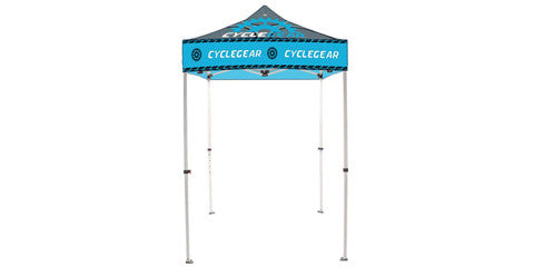 Full Color Logo 5 x 5 Foot Custom Canopy Tents