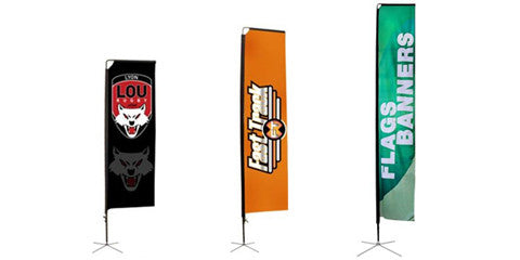 Mamba 10.125 Foot to 16.8 Foot HUGE Outdoor Flag Banner Displays