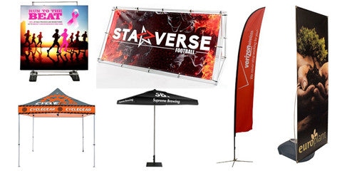 Outdoor Displays, Flags and Stands