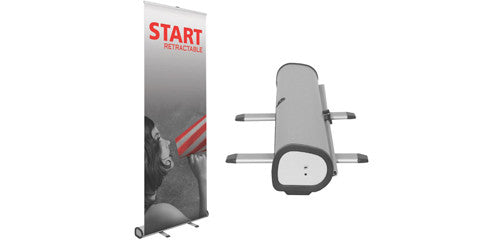 Start Retractable Banner Stand 31.25" W by 79.25" H