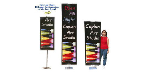 Double-sided Non-Retractable Banner Stands
