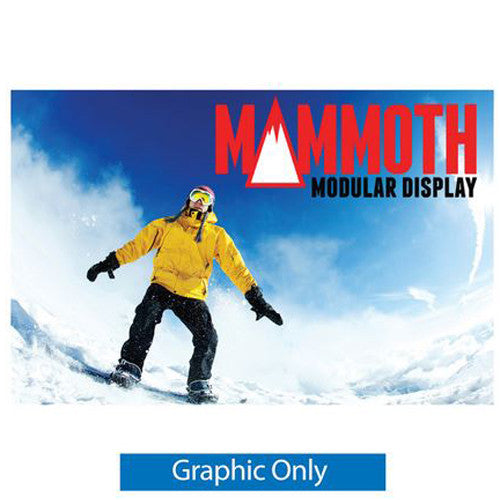 Mammoth 10ft x 8ft Single Sided (Non Back-Lit) Graphic Only