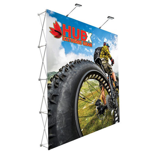 RPL Pop-Up Display 10' W x 10' H Straight Graphic and Frame Combo no End-Caps