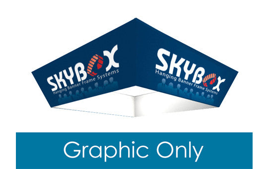 Skybox Tapered Square Display 10 foot x 42 inch Outside Graphics Only
