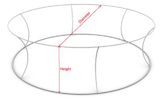 12 Foot Circle Hanging Banner Display Frame