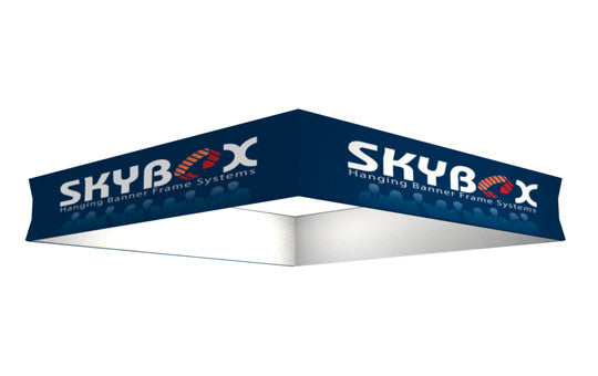 12 Foot by 60 Inch Square Hanging Banner Display Outside Graphic Package