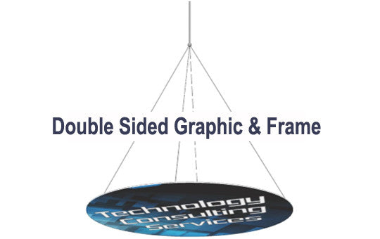 14 Foot Horizontal Double Sided Graphic and Frame Combo