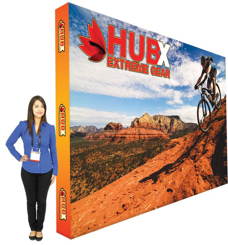 RPL Pop-Up Display 15' W x 10' H Straight Graphic and Frame Combo with End-Caps