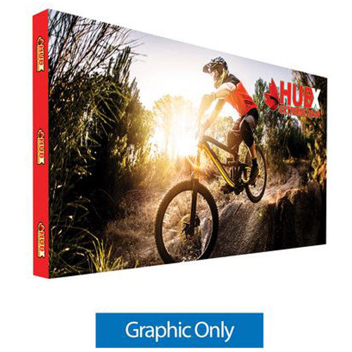 RPL Pop-Up Display 20' W x 10' H Straight Graphic Only with End-Caps
