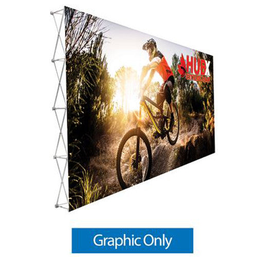 RPL Pop-Up Display 20' W x 10' H Straight Graphic Only no End-Caps