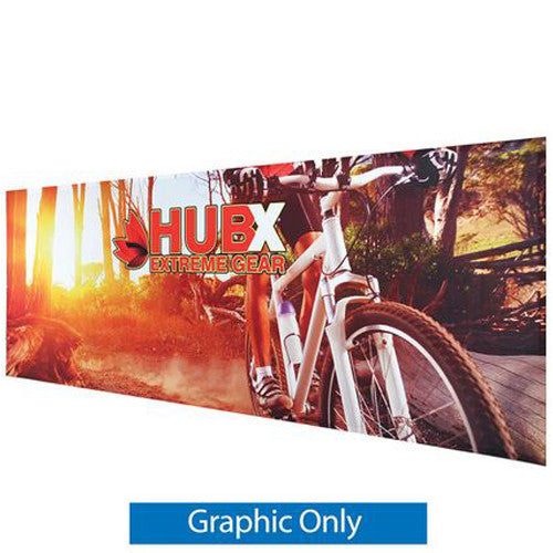 RPL Pop-Up Display 20' W x 89" H Straight Graphic Only no End-Caps