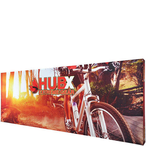 RPL Pop-Up Display 20' W x 89" H Straight Graphic and Frame Combo with End-Caps