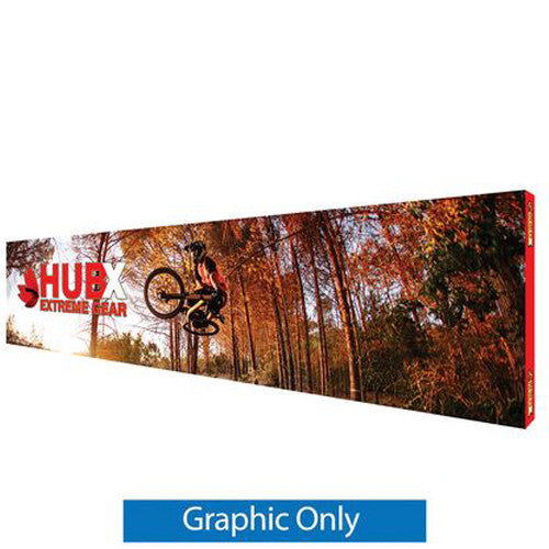 RPL Pop-Up Display 30' W x 89" H Straight Graphic Only with End-Caps