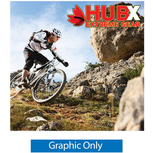 RPL Pop-Up Display 5' W x 5' H Straight Graphic Only with End-Caps