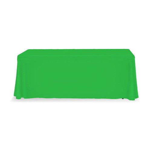 6 Foot Custom Table Throw Cover Stock Color Lime Green