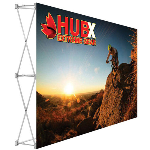 RPL Pop-Up Display 89” W x 5' H Straight Graphic and Frame Combo no End-Caps