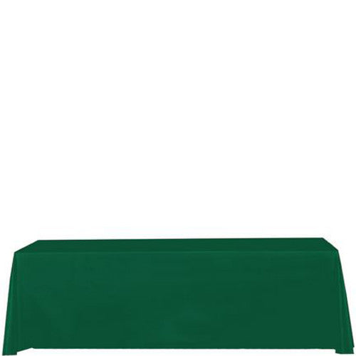 8 Foot Custom Table Throw Cover Stock Color Green