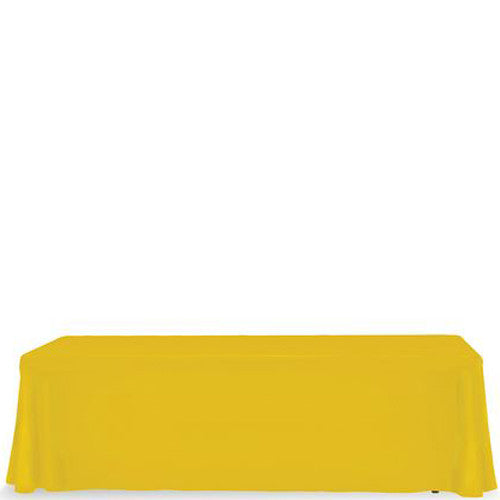 8 Foot Custom Table Throw Cover Stock Color Yellow