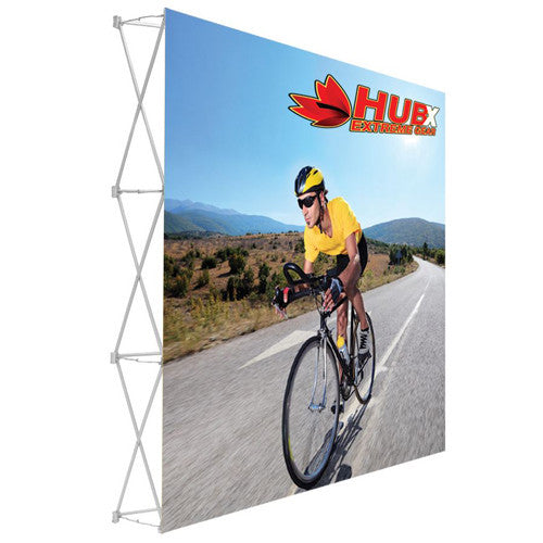RPL Pop-Up Display 8' W x 89" H Straight Graphic and Frame Combo no End-Caps