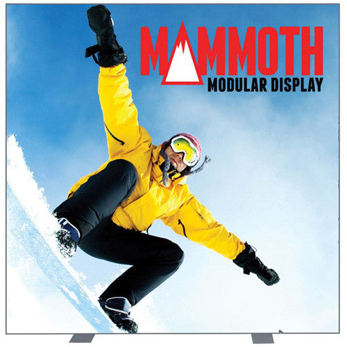 Mammoth 8ft x 8ft Double Sided (Non Back-Lit) Graphic and Frame Combo with Case