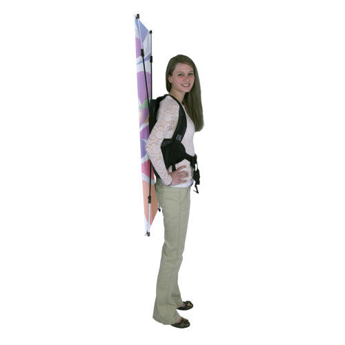 Backpack Walking Billboard Single Sided Graphic and Backpack Combo