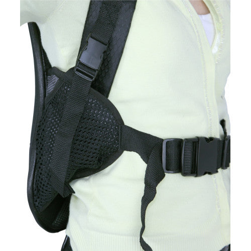 Adjustable waste strap provides stability and support