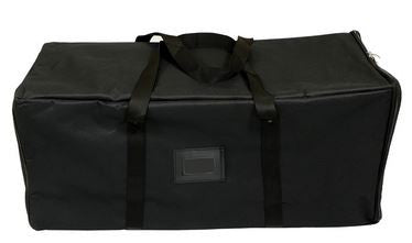 Black Stretch Fabric Travel Bag for 10 foot by 10 foot RPL Trade Show Displays closed view