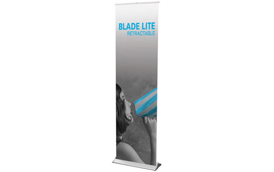 Blade Lite 23.5” W by 83.25” H Retractable Banner Stand