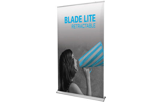 Blade Lite 47.25” W by 83.25” H Retractable Banner Stand