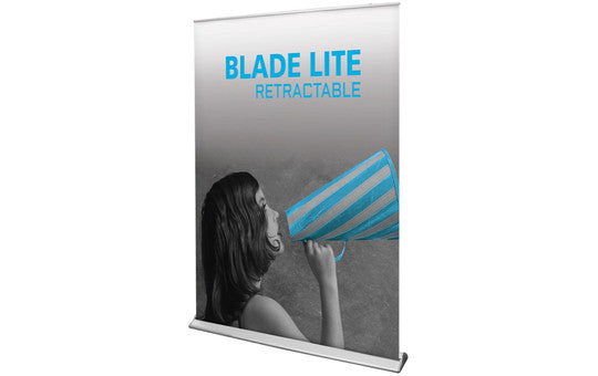 Blade Lite 59” W by 83.25” H Retractable Banner Stand