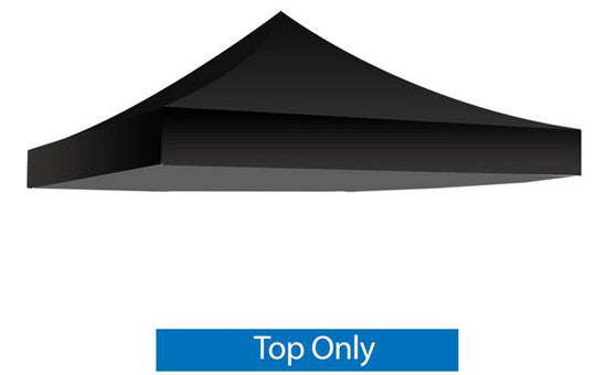 Black Blank 10 x 10 Foot Canopy Tent Top Only