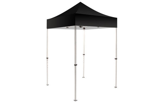 Black Blank 5 x 5 Foot Canopy Tent and Frame Combo
