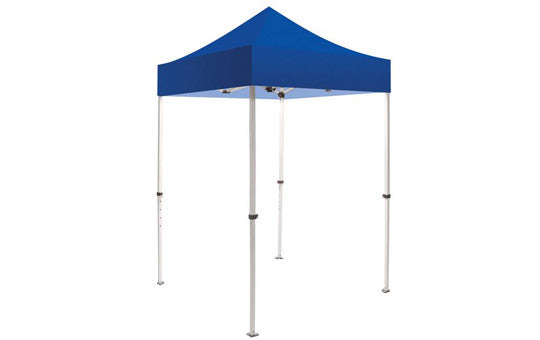 Blue Blank 5 x 5 Foot Canopy Tent and Frame Combo