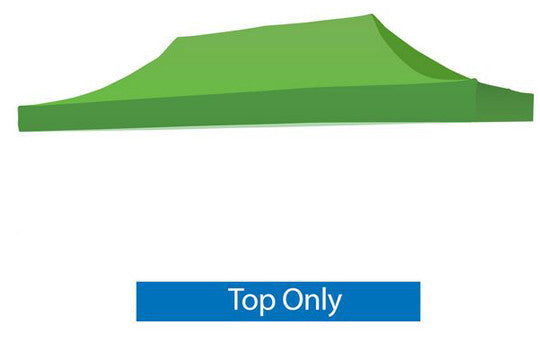 Blank Green 20 x 10 Foot Canopy Tent Top Only