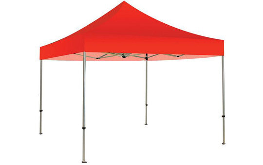Red Blank 10 x 10 Foot Canopy Tent and Frame Combo