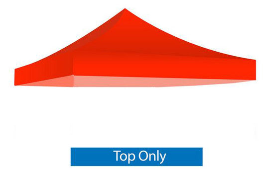Red Blank 10 x 10 Foot Canopy Tent Top Only