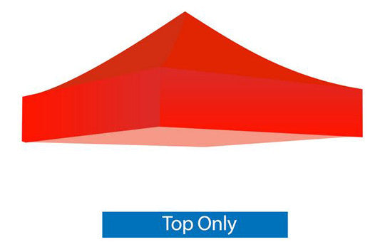 Red Blank 5 x 5 Foot Canopy Tent Top Only
