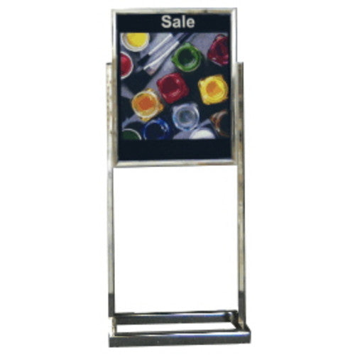 Classic Steel Poster Stand (Deluxe Open Base)